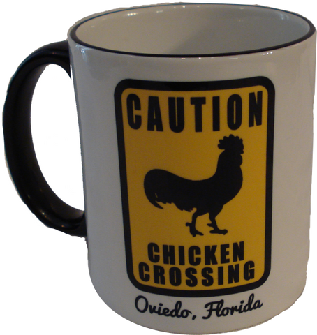 Chicken Crossing Mug